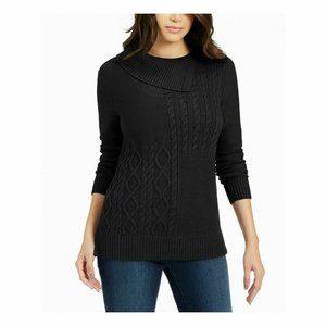 CHARTER CLUB Womens Ribbed Heather Long Sleeve Cow